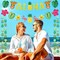 Hawaiian Aloha Party Decorations - Gold Glittery Aloha Banner for Hawaii Tropical Luau Themed Party Supplies